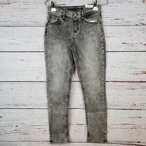 🔴 Justice Denim Jegging Girls 14 Gray Soft Comfortable Stretch Flat Front NWT